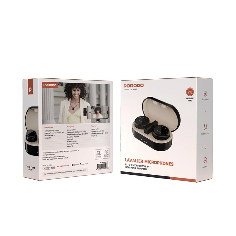 میکروفن یقه ای پرودو مدل LAVALIER MICROPHONES