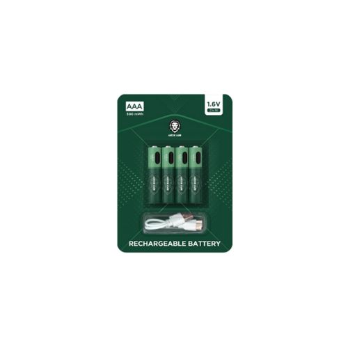 باتری قابل شارژ گرین Green Rechargeable Battery AAA 500mWh