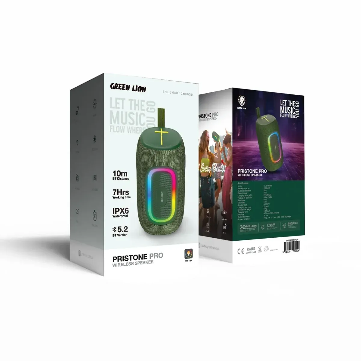 اسپیکر بی سیم PRISTONE PRO  برند گرین لاین Green lion