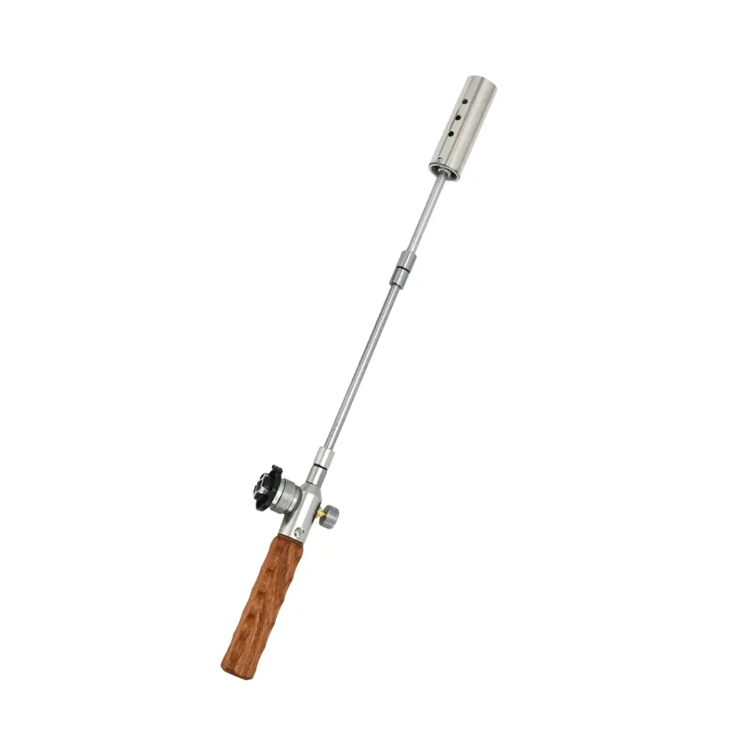 فندک مشعلی گازی کمپینگ گرین لاین Flame Torch مدل GNFLTRCGAS نقره‌ای