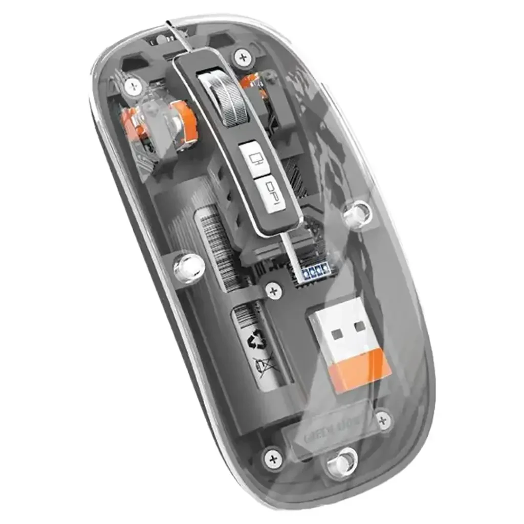 ماوس بی‌سیم گرین لاین Transparent Mouse 2 مدل GNTRAMOUS2GY