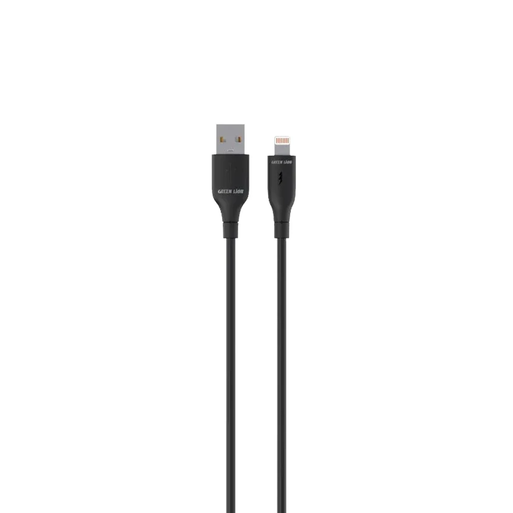 کابل شارژ USB-A به لایتنینگ گرین لاین مدل GNPVCUSALGBK طول ۱ متر