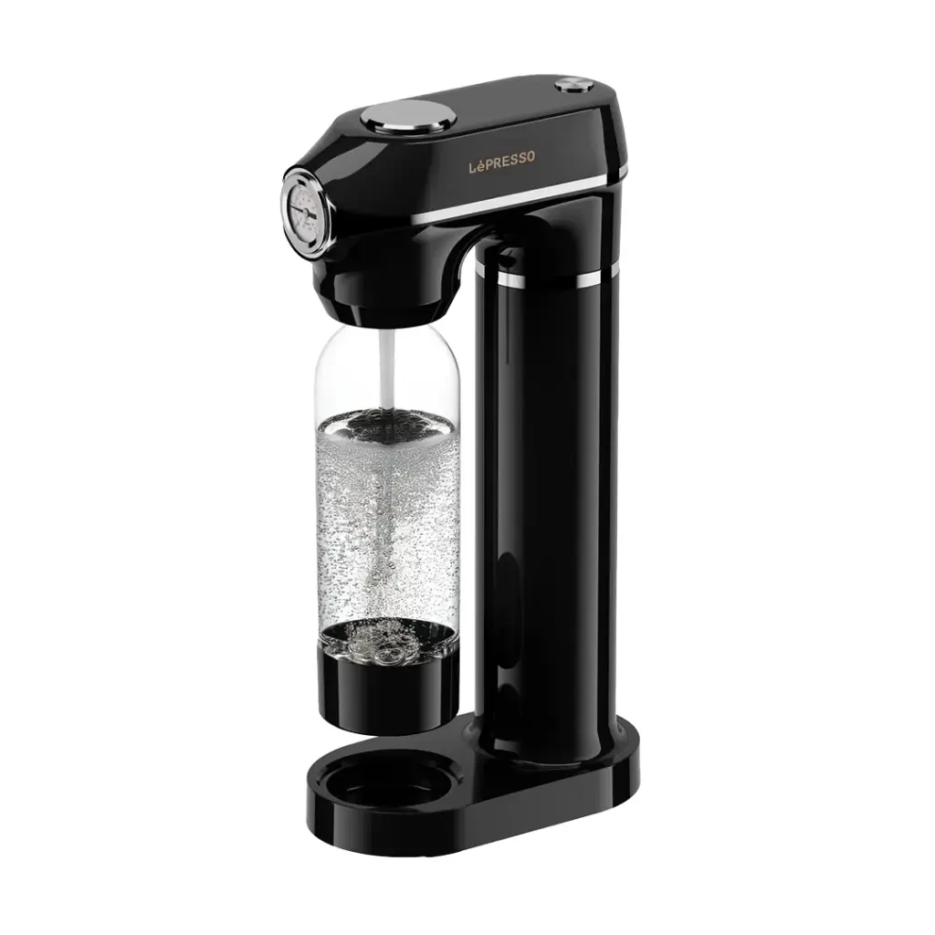 دستگاه گازدارکننده آب لپرسو مدل Carbonator Sparkling Water Maker LPCFFM0019 ظرفیت 1 لیتر با فشارسنج