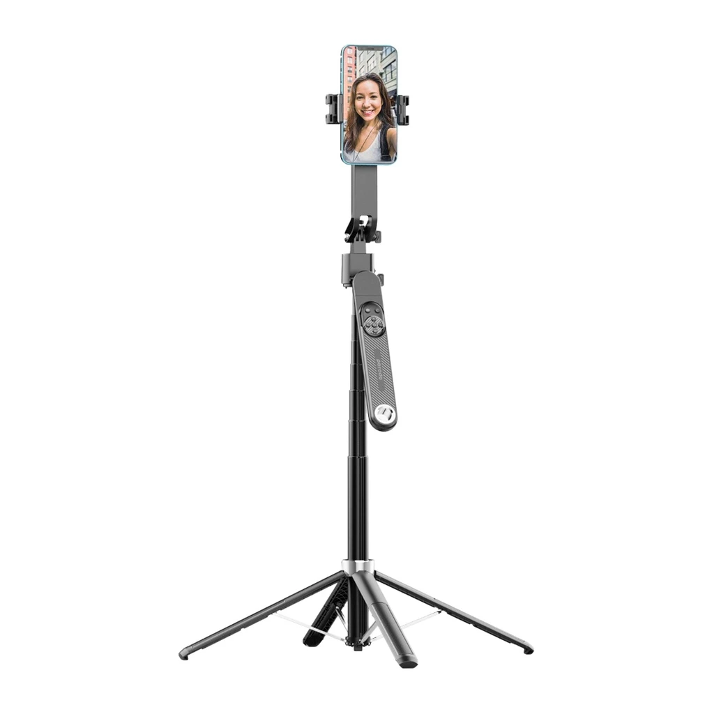 مونوپاد و سه‌پایه هوشمند پرودو Pro X مدل PD-TRSLFT-BK با ردیابی چهره ۳۶۰ درجه و نور LED